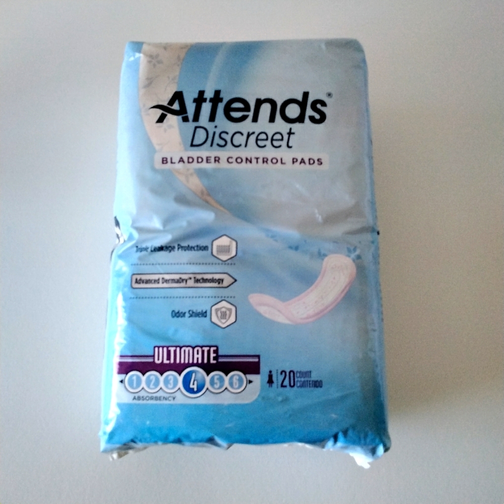 ATTENDS DISCREET BLADDER CONTROL PADS